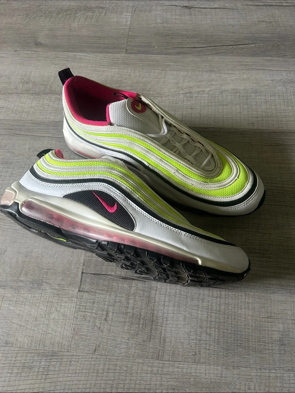 Nike Air Max 97 White Rush Pink Volt